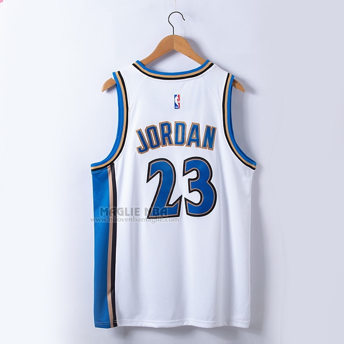 Maglia
 Michael Jordan NO 23 Washington Wizards Classic 2022-23 Bianco

